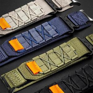 삼성 갤럭시 워치 8 44mm 40mm 클래식용 새 나일론 스트랩 교체용 팔찌 스포츠 워치 밴드 시계줄