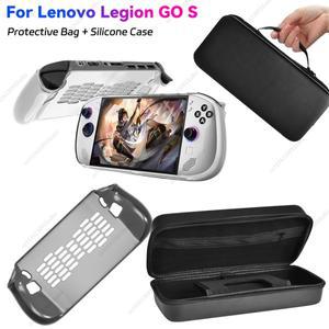 호환품 lenovo 호환 Legion Go S 휴대용 게임 콘솔 용 EVA 하드 운반 케이스 가방 방수 여행용 안티 드롭