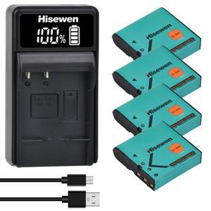 NP-40 배터리 + LED USB 충전기 카시오 Exilim EX-Z600 Z1000 FC100 P505 P600 카메라