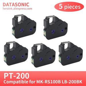 5PK PT-200BK MK-RS100B 3604B001 케이블 ID 프린터 마크 1 프로 타자기 리본