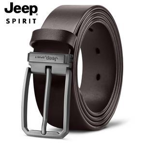 JEEP SPIRIT 2겹 가죽 핀 버클 벨트 남성 비즈니스 캐주얼 벨트 BT0697