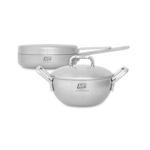 AMT 316Ti 통5중 2종세트(양수웍20+프로와이드팬22cm)