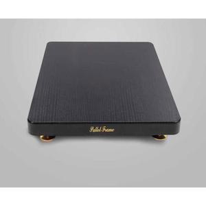 우퍼방진매트 스피커 받침패드 진동방지 검정 매트 소음방지 300x250mm 나무결