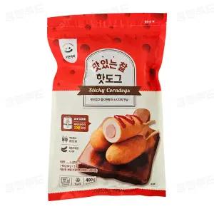 ~유통기한(25.08.24) 행사~ 키큰아이 맛있는 찰핫도그 400g (냉동)