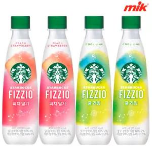 스타벅스 피지오 2종 피치딸기/쿨라임 400ml x 6/12/18/24페트 외[에스프레소/스타벅스커피/더블샷에스프레소/캔커피/캔음료/티오피]