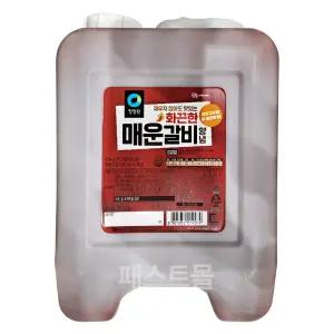 청정원 화끈한 매운갈비양념 10kg