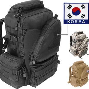 어택존 더블망사 백팩 48L 태극기 군인가방 밀리터리 백팩 전술 배낭 군용 등산 낚시 여행 남성 가방