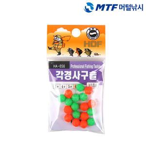 해동 각경사구슬 HA-656 각 경사형 유동형 낚시 구슬