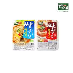 백제식품 얼큰한 쌀국수 90g x 15개 + 멸치맛 쌀국수92g x 15개 (총30개)
