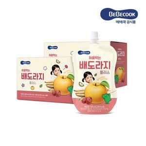 [베베쿡] 처음먹는 배도라지 플러스 2박스 (40팩) 유아 음료