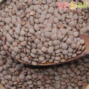 렌틸콩 2kg 수입산 캐나다 렌즈콩 갈색렌틸콩