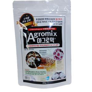 [한국농자재유통] 아그로믹(200g) 토양환경의 혁명과 최상의 뿌리발근제, 트리코데르마 특허 균주 (신제품)