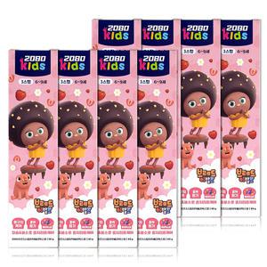 2080 키즈 치약 3단계 베리믹스 80g x 8개 (6-9세)