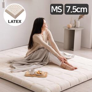 [삼익가구](MS)오가닉 천연 라텍스 토퍼 매트리스 풀세트 7.5cm(방수속커버/보관끈 포함)