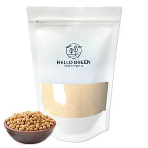 헬로우그린 국내산 볶은 백태 가루 500g(팩) 저온 로스팅 볶은 콩가루