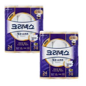 유한킴벌리 크리넥스 데코앤소프트 27m [24롤 x 2팩]