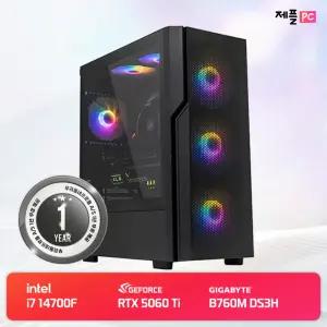 [151만] 조립PC 인텔 i7-14세대 14700F + RTX 5060Ti EAGLE OC D7 8GB 게이밍 데스크탑 G04