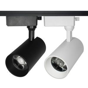 LED 레일 원통스포트 COB 20W  / 원통 COB 레일 등기구 스포트 라이트 전시장 카페 미술관 가게 의류 매장 전시 스팟 조명 트랙등