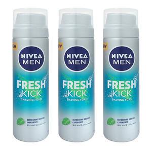 니베아 맨 프레시 킥 쉐이빙 폼 200ml 3개