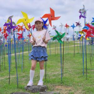 레인보우 바람개비 만들기 재료 diy세트
