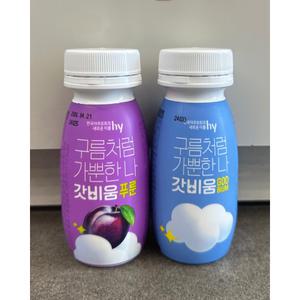 에치와이 갓비움 푸룬 12개 유산균 요구르트 프로바이오틱스 식이섬유