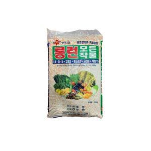 최고급 완효성비료 20kg 6개월지속 롱런 복합비료 블루베리 밑 웃 거름 과수 원예 고추