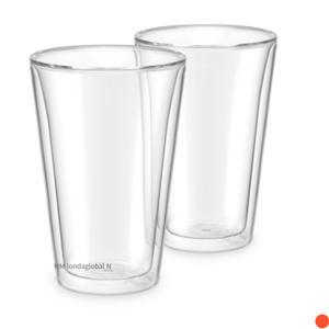 브레빌 커피 잔 이중 유리 단열유리 400ml 2P 듀오