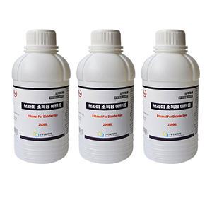 보라미 소독용에탄올 250ml X 3 개 소독용 알콜살균