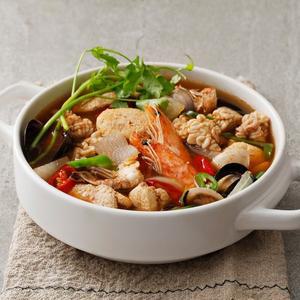 [푸딩팩토리] 해물알탕 700g 밀키트 해물탕 반조리식품 술안주베스트 캠핑국물요리 (면세)