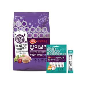 [하림펫푸드] 밥이보약 고양이 사료 3.4kg(헤어볼)+하루양갱 토탈웰빙56g