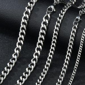 은색체인 써지컬스틸체인목걸이 인체무해패션목걸이 7mm