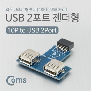 USB 포트 젠더형(2P) T형