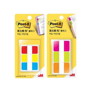 3M 포스트잇 인덱스탭 686SS 인덱스 38X18mm 3색 12매 책갈피 페이지마커 스티커 라벨