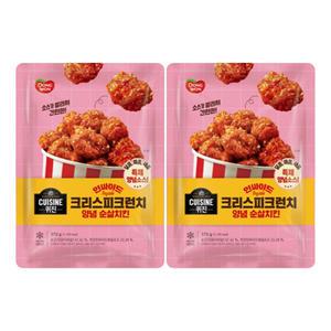 동원 퀴진 인싸이드 양념순살치킨 370g, 2개