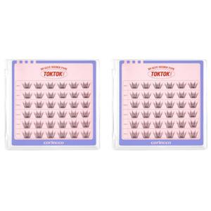 코링코 톡톡하라 노글루 가닥 경량 속눈썹 블라썸 X2