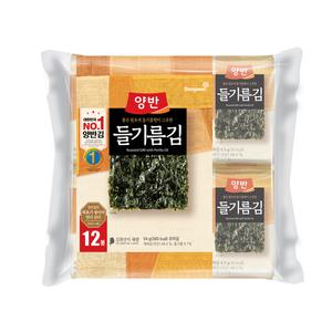 동원 양반 들기름 향이 그윽한 들기름 김 (4.5g*12)