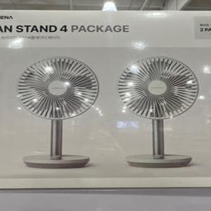 루메나 탁상용 무선 선풍기 FAN STAND 4 패키지(화이트+그린) 2PACK / TL(코스트코)