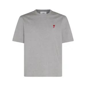 25SS 아미 남성 스몰 하트 로고 반팔 티셔츠 그레이 BFUTS005 726 055