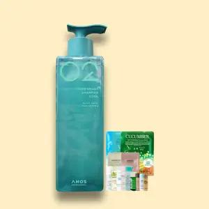 아모스 퓨어스마트 샴푸 쿨 500g + 랜덤1종 피지케어