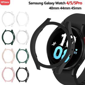 갤럭시 시계 4 용 커버 40mm 45mm, PC 무광택 케이스 Watch5/5Pro 전방위 보호 범퍼 쉘