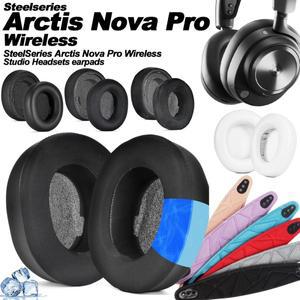 호환품 SteelSeries Arctis Nova Pro 무선 교체용 이어패드 헤드폰 귀마개  천 메모리 커버 스폰지용 이어