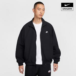 나이키 NIKE 클럽 남성 오버사이즈 우븐 트랙 재킷 HQ6110-010 국내매장판 1551283