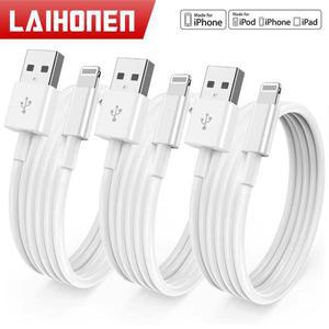 LAIHONEN for iphone 호환 Carplay 케이블 차량용 충전기 코드 USB A-Lightning 14 13 12 11 용 고속 데이