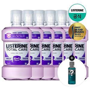 [리스테린][검케어100ml증정] 리스테린 토탈케어 마일드 250ml x6