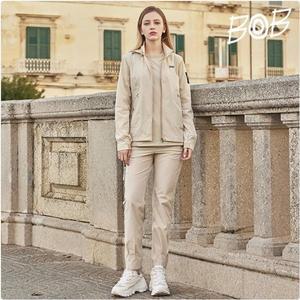 BOB 25SS 여성 타임리스 셋업 3종 (집업자켓+맨투맨+팬츠)