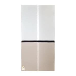 삼성전자 비스포크 키친핏 Max 4도어 640L 새틴 화이트+새틴 베이지 RM70F63R2XJ 마강