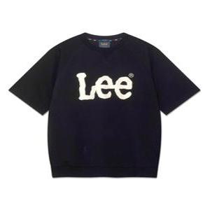 LEE 반팔 맨투맨 B1 LE2502CR10 BK GR OT