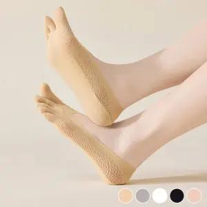펀칭 디자인 통기성 좋은 여름 메쉬 발가락 덧신 여성여름덧신