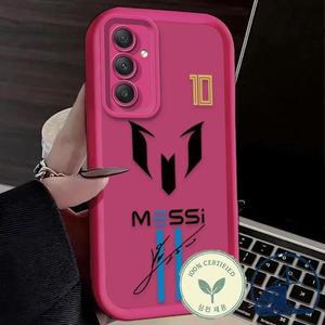 축구 M-메시 보호케이스 삼성 갤럭시 A35 4G Etui