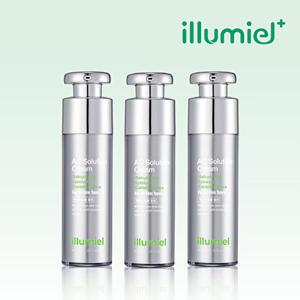 [일루미엘]*AC솔루션 보습 민감성 여드름 살리실산 병풀 모공 크림 40ml 3병